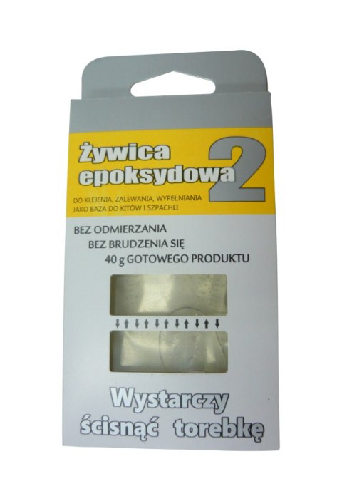 ŻYWICA EPOKSYDOWA Z UTWARDZACZEM 40G ŻYWICA EPOKSYDOWA Z UTWARDZACZEM 40G