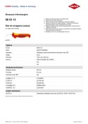NÓŻ DO ŚCIĄGANIA IZOLACJI 190MM NÓŻ DO ŚCIĄGANIA IZOLACJI 190MM