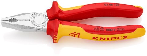 SZCZYPCE UNIWERSALNE IZOLOWANE VDE 180MM SZCZYPCE UNIWERSALNE IZOLOWANE VDE 180MM