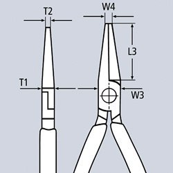 SZCZYPCE TNĄCE PÓŁOKRĄGŁE 200MM SZCZYPCE TNĄCE PÓŁOKRĄGŁE 200MM