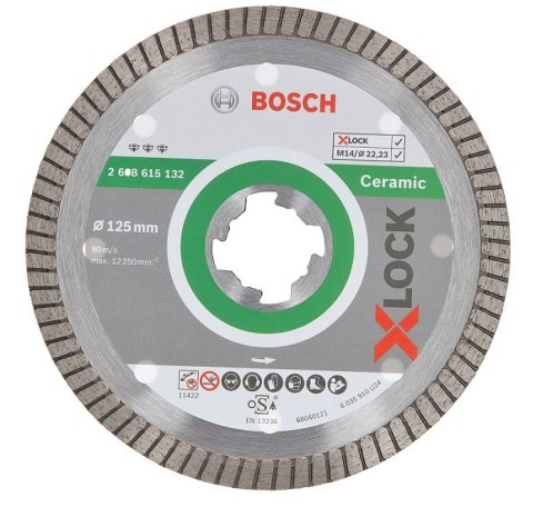 TARCZA DIAMENTOWA CERAMIC EXTRACLEAN TURBO 125*1.4 X-LOCK TARCZA DIAMENTOWA CERAMIC EXTRACLEAN TURBO 125*1.4 X-LOCK