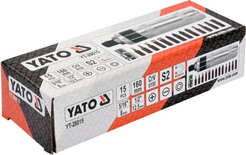 WKRĘTAK UDAROWY Z MAGNETYCZNYMI KOŃCÓWKAMI 15SZT WKRĘTAK UDAROWY Z MAGNETYCZNYMI KOŃCÓWKAMI 15SZT