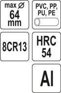 OBCINAK DO RUR PCV 64MM V-CUT OBCINAK DO RUR PCV 64MM V-CUT