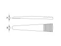 PĘSETA PROSTA 120MM PĘSETA PROSTA 120MM