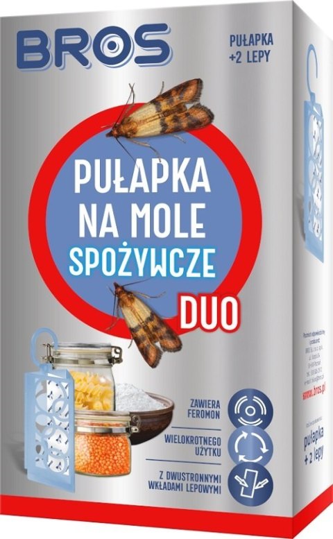 PUŁAPKA NA MOLE SPOŻYWCZE DUO + 2 WKŁADY PUŁAPKA NA MOLE SPOŻYWCZE DUO + 2 WKŁADY