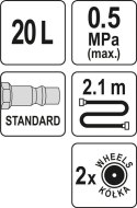 PNEUMATYCZNY NAPEŁNIACZ DO OLEJU 20L. PNEUMATYCZNY NAPEŁNIACZ DO OLEJU 20L.