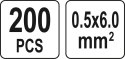 ZESTAW RUREK TERMOKURCZLIWYCH ZACISKOWYCH 0.5-6MM2., 200SZT ZESTAW RUREK TERMOKURCZLIWYCH ZACISKOWYCH 0.5-6MM2., 200SZT