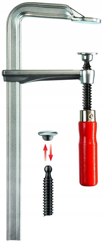 ŚCISK ŚRUBOWY ŚLUSARSKI STALOWY GZ 250/120MM ŚCISK ŚRUBOWY ŚLUSARSKI STALOWY GZ 250/120MM