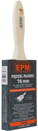 PĘDZEL ANGIELSKI PŁASKI TIMBER 76MM 3'' PĘDZEL ANGIELSKI PŁASKI TIMBER 76MM 3''