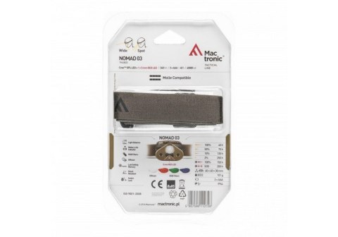 LATARKA CZOŁOWA NOMAD 03 340LM 3*AAA LATARKA CZOŁOWA NOMAD 03 340LM 3*AAA