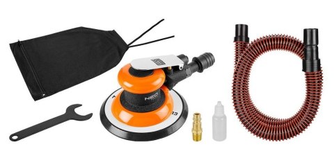 SZLIFIERKA MIMOŚRODOWA PNEUMATYCZNA 150MM, ODSYSANIE PYŁU SZLIFIERKA MIMOŚRODOWA PNEUMATYCZNA 150MM, ODSYSANIE PYŁU
