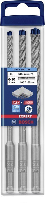 ZESTAW WIERTEŁ SDS-PLUS 7X. EXPERT SET 3PC ZESTAW WIERTEŁ SDS-PLUS 7X. EXPERT SET 3PC