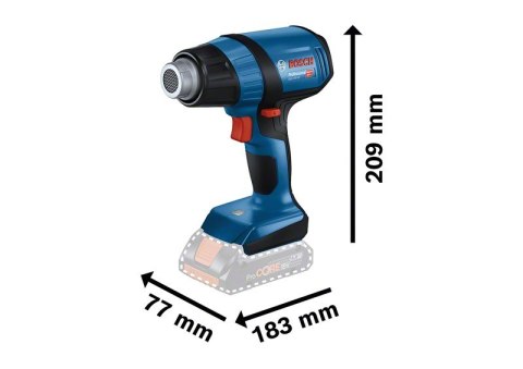 AKUMULATOROWA OPALARKA GHG 18V-50 0*AH AKUMULATOROWA OPALARKA GHG 18V-50 0*AH