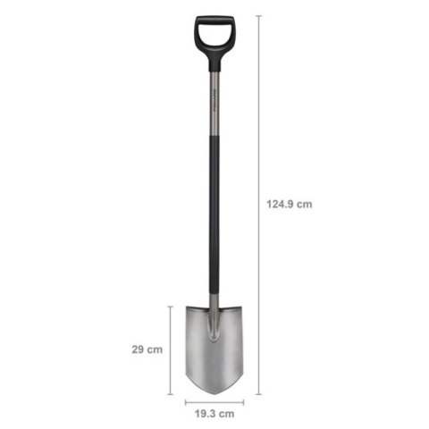 SZPADEL ERGONOMIC, OSTRY SZARY SZPADEL ERGONOMIC, OSTRY SZARY