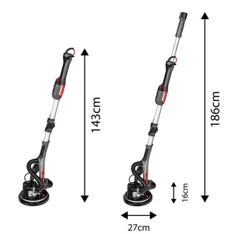 SZLIFIERKA DO GIPSU 800W , 225MM/215 MM, LED SZLIFIERKA DO GIPSU 800W , 225MM/215 MM, LED