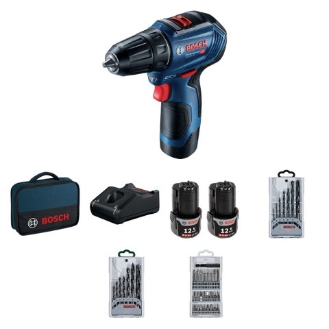WIERTARKO-WKRĘTARKA AKUMULATOROWA GSR 12V-30 2*2.0AH + ACC WIERTARKO-WKRĘTARKA AKUMULATOROWA GSR 12V-30 2*2.0AH + ACC