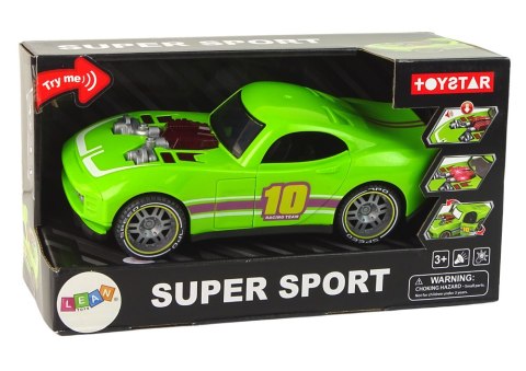 Auto 1:14 Samochód Zielony Sportowy Dźwięk Światła Pojazd Auto 1:14 Samochód Zielony Sportowy Dźwięk Światła Pojazd