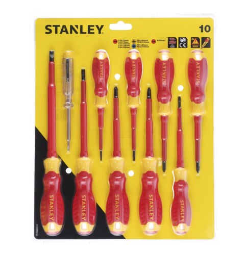 ZESTAW WKRĘTAKÓW VDE 10SZT 2PZ+5SL+TESTER ZESTAW WKRĘTAKÓW VDE 10SZT 2PZ+5SL+TESTER