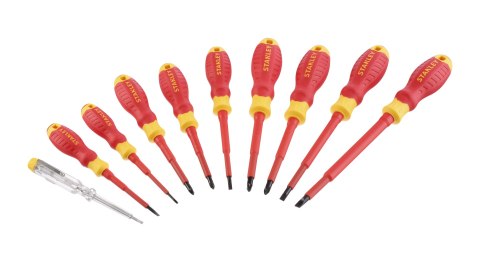 ZESTAW WKRĘTAKÓW VDE 10SZT 2PZ+5SL+TESTER ZESTAW WKRĘTAKÓW VDE 10SZT 2PZ+5SL+TESTER