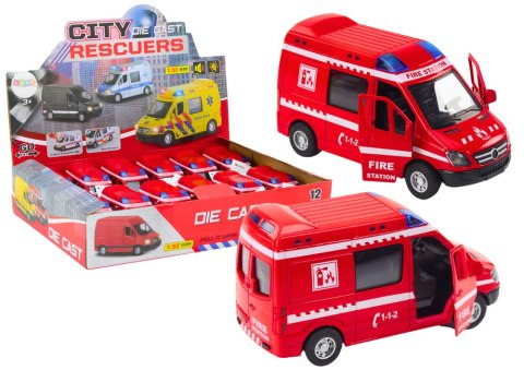 Auto Strażackie 1:32 Otwierane Drzwi Światła Dźwięki Napęd Czerwony Auto Strażackie 1:32 Otwierane Drzwi Światła Dźwięki Napęd Czerwony