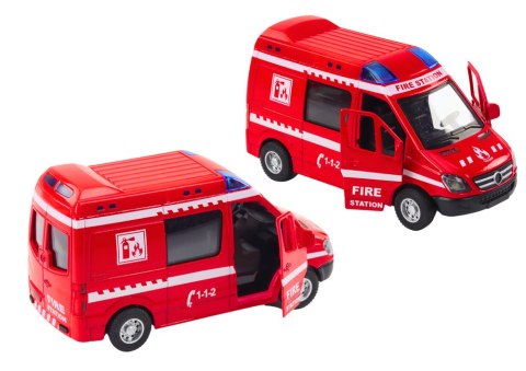 Auto Strażackie 1:32 Otwierane Drzwi Światła Dźwięki Napęd Czerwony Auto Strażackie 1:32 Otwierane Drzwi Światła Dźwięki Napęd Czerwony