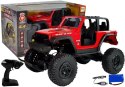 Auto Terenowe Jeep Zdalnie Sterowane 2.4G Czerwone Auto Terenowe Jeep Zdalnie Sterowane 2.4G Czerwone