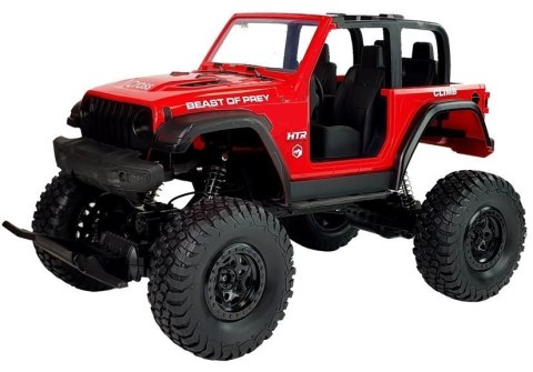 Auto Terenowe Jeep Zdalnie Sterowane 2.4G Czerwone Auto Terenowe Jeep Zdalnie Sterowane 2.4G Czerwone