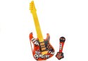 Gitara Elektryczna Mikrofon Struny Czerwona Gitara Elektryczna Mikrofon Struny Czerwona