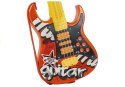 Gitara Elektryczna Mikrofon Struny Czerwona Gitara Elektryczna Mikrofon Struny Czerwona