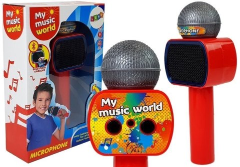 Mikrofon Dziecięcy Bezprzewodowy Karaoke Głośnik Bluetooth Czerwony Mikrofon Dziecięcy Bezprzewodowy Karaoke Głośnik Bluetooth Czerwony