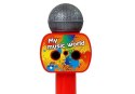Mikrofon Dziecięcy Bezprzewodowy Karaoke Głośnik Bluetooth Czerwony Mikrofon Dziecięcy Bezprzewodowy Karaoke Głośnik Bluetooth Czerwony