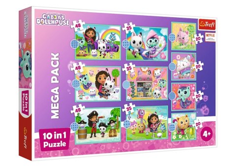 Puzzle 10w1 Koci Domek Gabi W świecie Gabi Trefl 96003 Puzzle 10w1 Koci Domek Gabi W świecie Gabi Trefl 96003