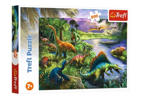 Puzzle 200 el. Drapieżne Dinozaury Trefl 13281 Puzzle 200 el. Drapieżne Dinozaury Trefl 13281