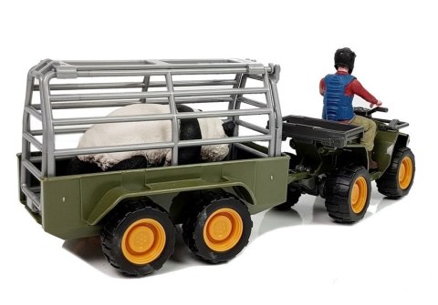 Quad z Przyczepką Transporter Figurki Panda Quad z Przyczepką Transporter Figurki Panda