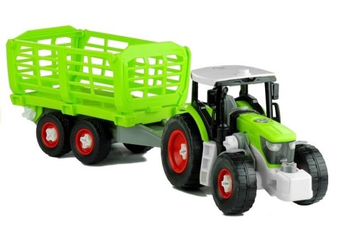 Rozkręcany Traktor z Otwierana Przyczepą 43 cm Rozkręcany Traktor z Otwierana Przyczepą 43 cm