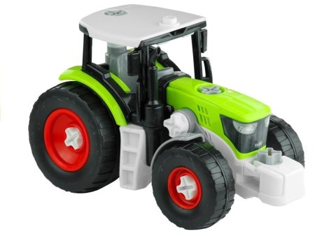 Rozkręcany Traktor z Otwierana Przyczepą 43 cm Rozkręcany Traktor z Otwierana Przyczepą 43 cm