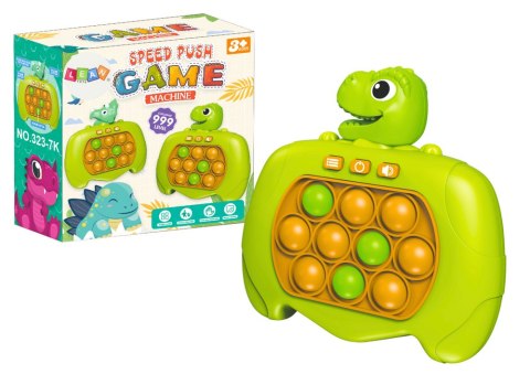Gra Zręcznościowa Pop-It Konsola 999 Poziomów Dinozaur Zielona B Gra Zręcznościowa Pop-It Konsola 999 Poziomów Dinozaur Zielona B