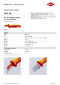 NÓŻ DO ŚCIĄGANIA IZOLACJI ZE STOPKĄ PROWADZĄCĄ 180MM NÓŻ DO ŚCIĄGANIA IZOLACJI ZE STOPKĄ PROWADZĄCĄ 180MM