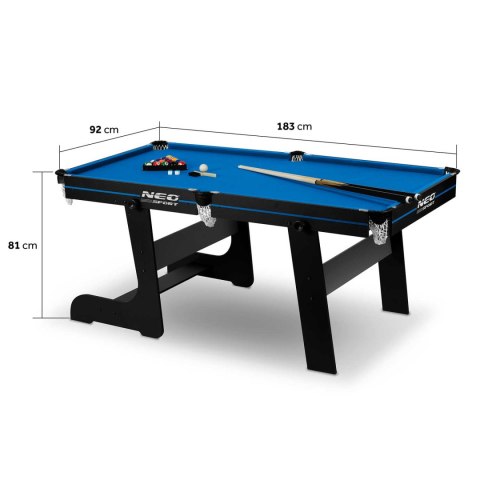 Stół bilardowy z akcesoriami Neo-Sport NS-808 Stół bilardowy z akcesoriami Neo-Sport NS-808