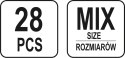 ZESTAW KROKODYLKÓW ELEKTRYCZNYCH 28SZT ZESTAW KROKODYLKÓW ELEKTRYCZNYCH 28SZT