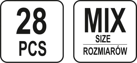 ZESTAW KROKODYLKÓW ELEKTRYCZNYCH 28SZT ZESTAW KROKODYLKÓW ELEKTRYCZNYCH 28SZT