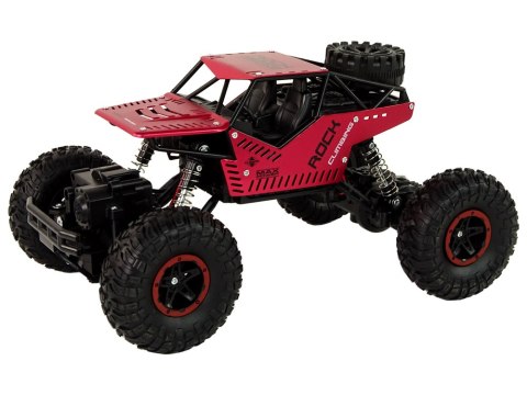 Auto RC Zdalnie Sterowane 1:16 Czarne Czerwone Auto RC Zdalnie Sterowane 1:16 Czarne Czerwone