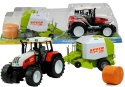 Duży Traktor z Maszyną 3 Modele Ruchome Elementy 65 cm Duży Traktor z Maszyną 3 Modele Ruchome Elementy 65 cm