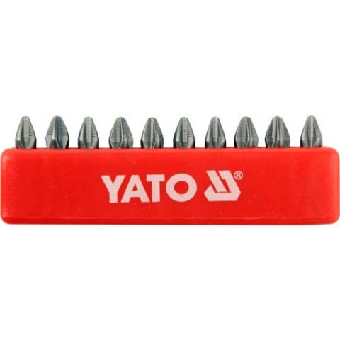 GROTY ŚRUBOKRĘTOWE, BIT, KOŃCÓWK PH2 25MM ZESTAW 10-SZTUKOWY GROTY ŚRUBOKRĘTOWE, BIT, KOŃCÓWK PH2 25MM ZESTAW 10-SZTUKOWY