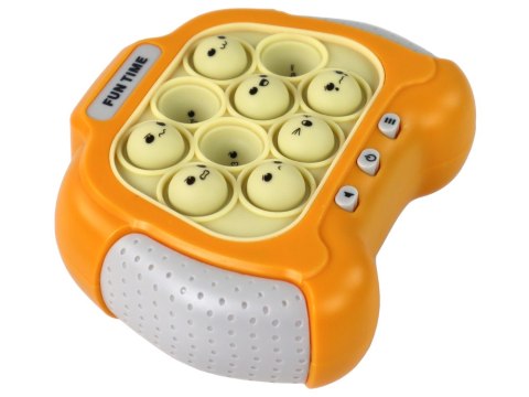 Gra Sensoryczna Konsola Pop It Na Baterie Światła Dźwięki Żółta Gra Sensoryczna Konsola Pop It Na Baterie Światła Dźwięki Żółta