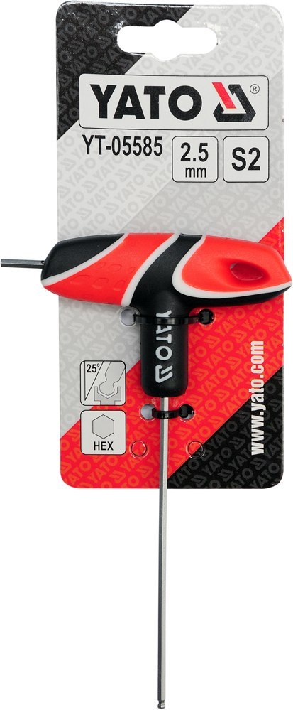 KLUCZ TRZP HEX (KULKA) Z RĘKOJEŚCIĄ 6MM KLUCZ TRZP HEX (KULKA) Z RĘKOJEŚCIĄ 6MM