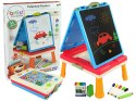 Tablica 3w1 Magnetyczno -Kredowa, Stolik Do Gier Niebieska Tablica 3w1 Magnetyczno -Kredowa, Stolik Do Gier Niebieska