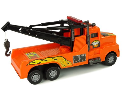 Auto Ciężarówka Holownik Pomoc Drogowa 1:10 Lina Pomarańczowa Auto Ciężarówka Holownik Pomoc Drogowa 1:10 Lina Pomarańczowa