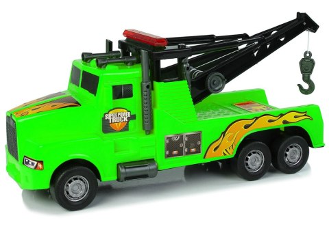 Auto Ciężarówka Holownik Pomoc Drogowa 1:10 Lina Zielona Auto Ciężarówka Holownik Pomoc Drogowa 1:10 Lina Zielona