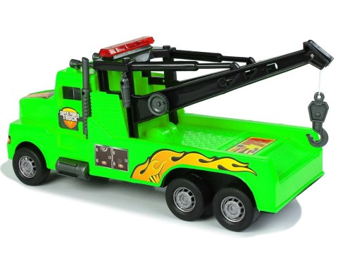 Auto Ciężarówka Holownik Pomoc Drogowa 1:10 Lina Zielona Auto Ciężarówka Holownik Pomoc Drogowa 1:10 Lina Zielona